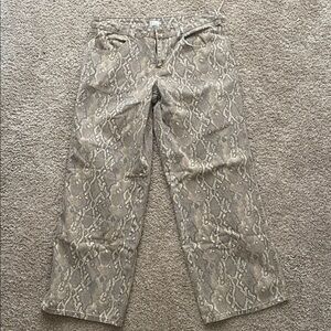 West of Melrose Snake Print Pants